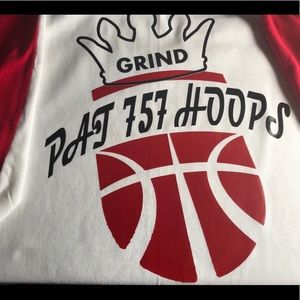 2 color baseball T shirt.( Raglan)